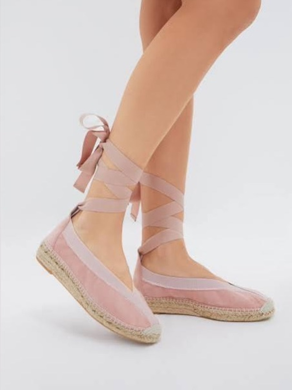 Ballet Pink Suede Jade Flats from Tuckernuck! Size 8